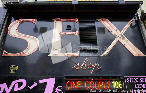 Image of Porno shop sign