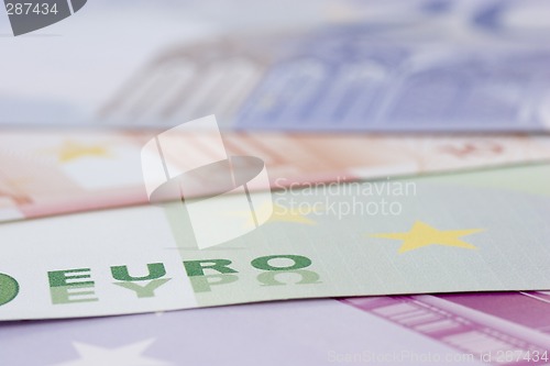 Image of Euro banknotes