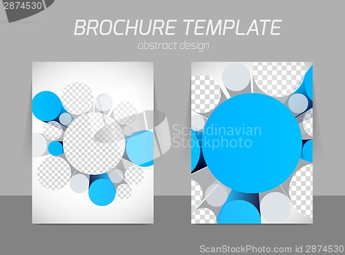 Image of brochure with 3d circles