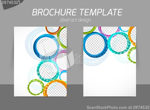 Image of Colorful circles brochure
