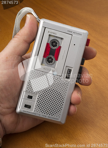 Image of Audio Recorder using Tape the Old Fashioned Way