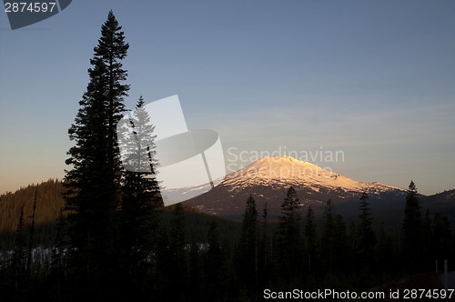 Image of Mount Bachelor Mountain Ski Area Resort Oregon United States