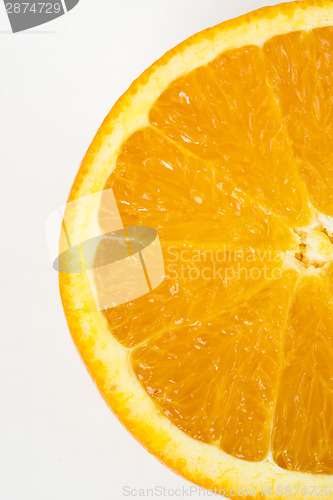 Image of Half Citrus Orange Juicy Raw Food Fruit Ingredient Produce