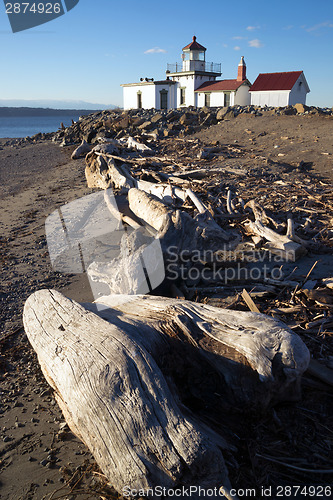 Image of Discovery Park West Point Lighthouse Puget Sound Seattle Nautica