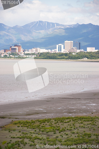 Image of Summertime Bootleggers Cove Anchorage Alaska United States North