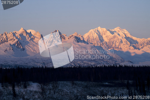 Image of Ridges Peaks Mount McKinley Denali National Park Alaska United S