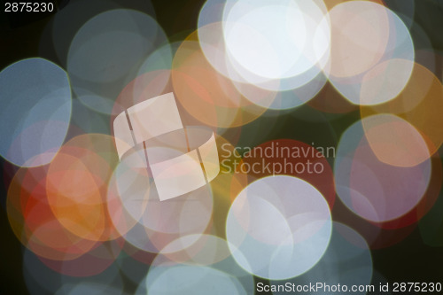 Image of Multicolor Light Orb Background 