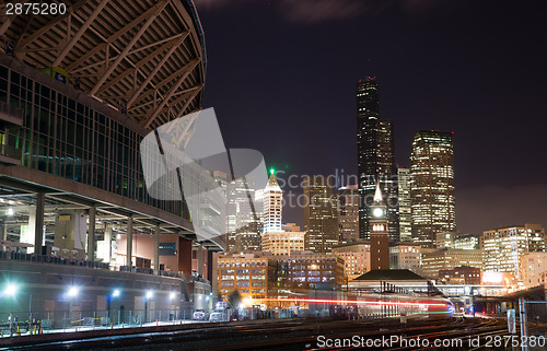 Image of Union Station Downtown Urban Transportation Stadium Building Inf