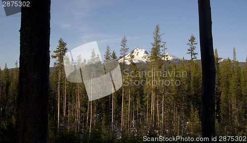 Image of Mount Thielsen Big Cowhorn Extinct Volcano Oregon High Cascades