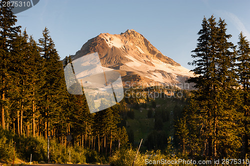 Image of Ski Chair Lift Wild Outdoors Timberline Mt Hood Cascade Mountain