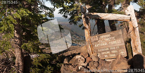 Image of Skyline Trail Willamette National Forest High Elevation Mountain