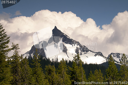 Image of Big Cowhorn Mt. Thielsen Extinct Volcano Oregon Cascade Range Mo