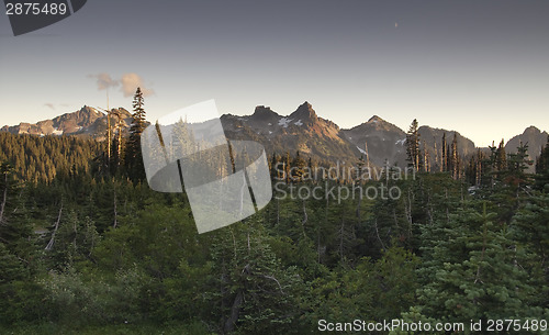 Image of Tatoosh Range Pinnacle Castle Unicorn Boundary Plummers Peaks 