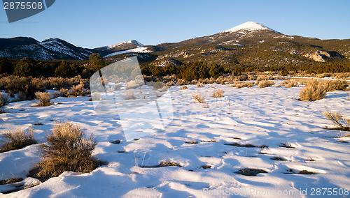 Image of High Mountain Peak Great Basin Region Nevada Landscape