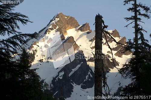 Image of Fire Road Overlooks Del Campo Peak North Cascades Mountain Range