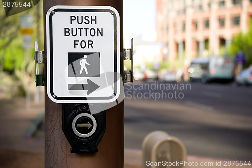 Image of Push Button for Walk