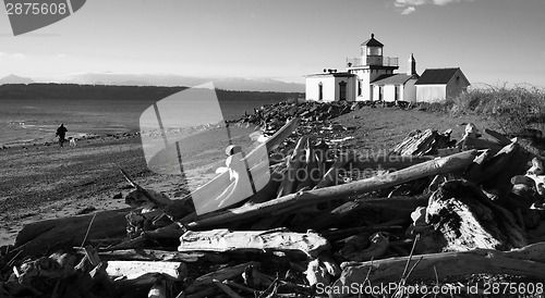 Image of Discovery Park West Point Lighthouse Puget Sound Seattle Nautica