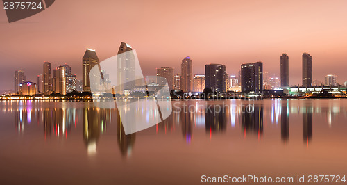 Image of San Diego California West Coast United States City Skyline