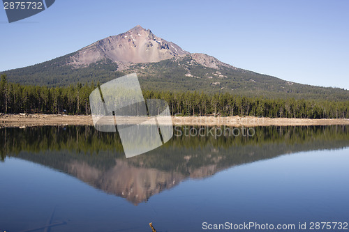 Image of Four Mile Lake Mount McLoughlin Klamath County Oregon Cascade Mo