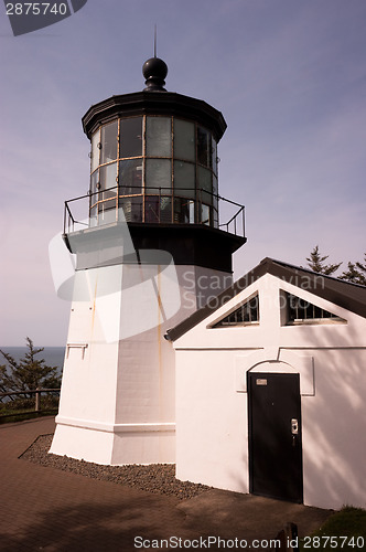 Image of Cape Mears Lighthouse Pacific West Coast Oregon United States