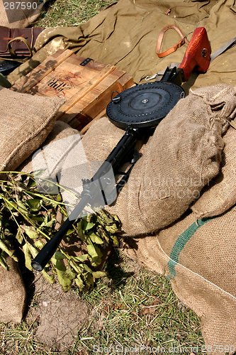 Image of Soviet machine gun