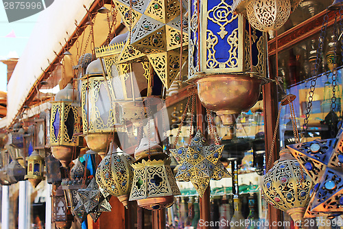 Image of old vintage lamp shop