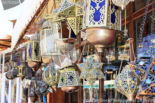 Image of old street lamps