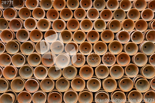 Image of Terracotta plant pots