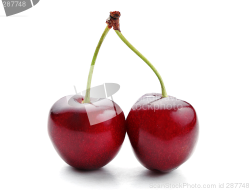 Image of twin cherries