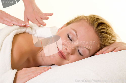 Image of Having a massage