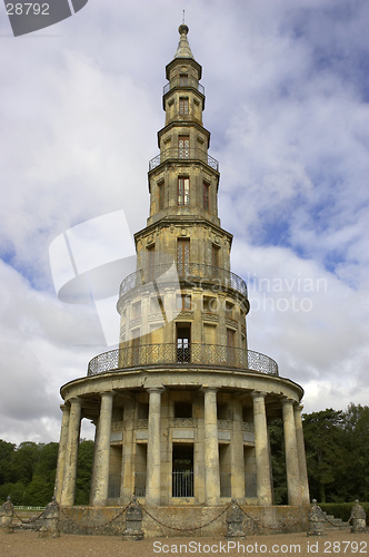 Image of Pagoda at chanteloup, amboise, loire valley, france