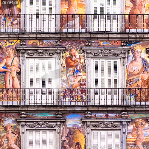 Image of Casa de la Panaderia, Plaza Mayor, Madrid.