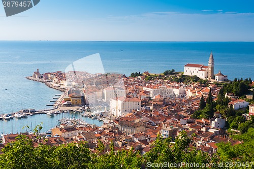 Image of Picturesque old town Piran - Slovenia.