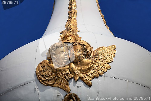 Image of  pair of golden angels