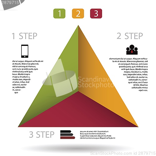 Image of Modern info graphic for business project