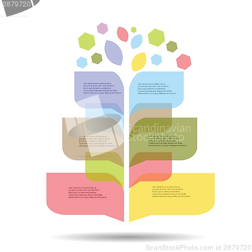 Image of Modern info graphic for business project