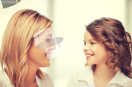 Image of mother and daughter