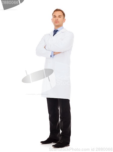 Image of male doctor in white coat