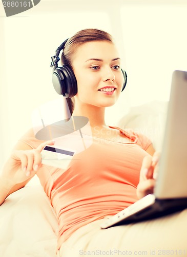 Image of woman with headphones