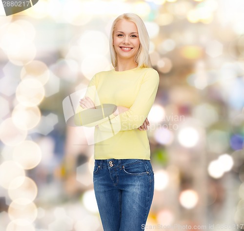 Image of smiling girl in casual clothes