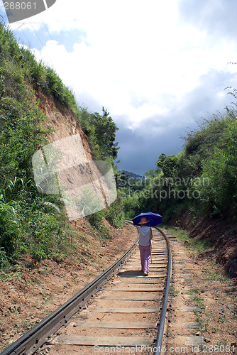 Image of Walking on the rail