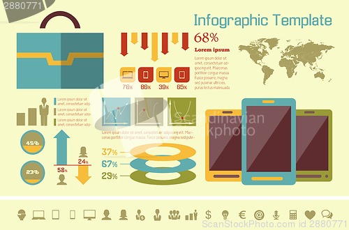 Image of IT Industry Infographic Elements