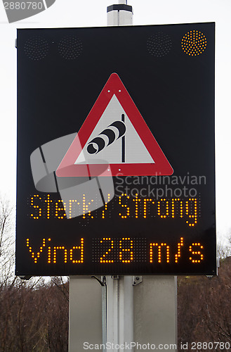 Image of Danger-strong wind