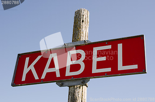 Image of Maritime sign - Kabel