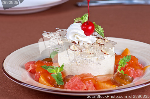 Image of tasty dessert