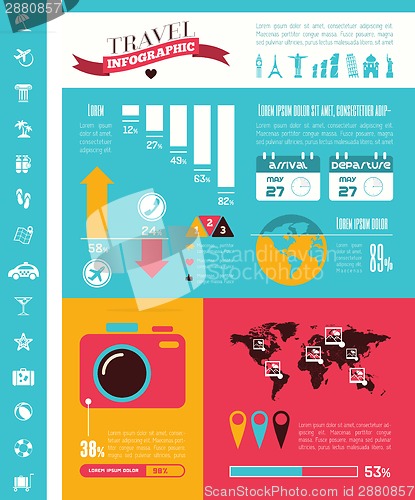 Image of Travel Infographic Template.