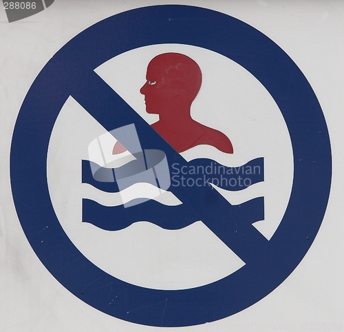 Image of No swiming