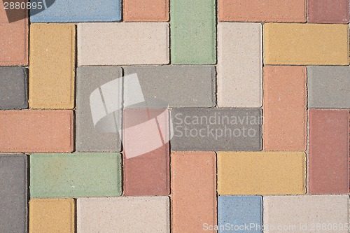 Image of Paving stones pattern, background