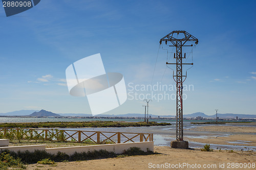 Image of High voltage pole