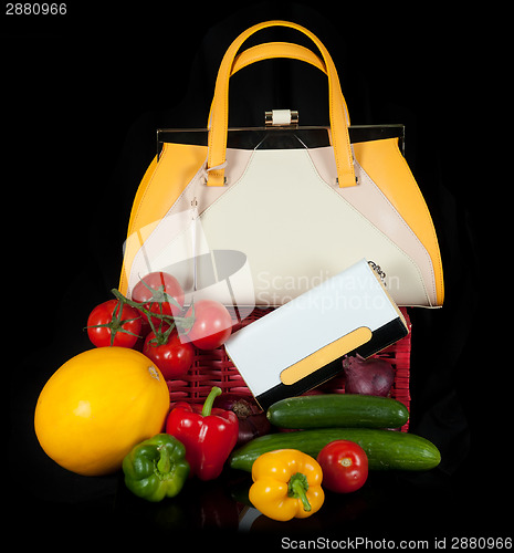 Image of bag with vegetables